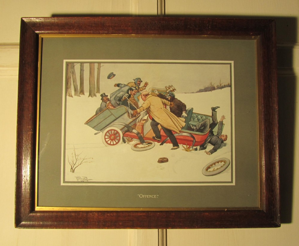 Set of 4 Framed Prints by Robert Pillard