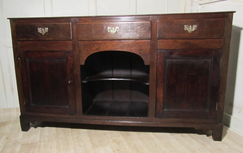 Georgian Oak Dog Kennel Dresser Base