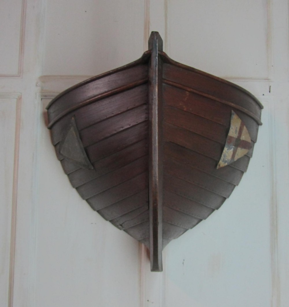 Rowing Club Trophy, Clinker Bow from a Racing Skiff 