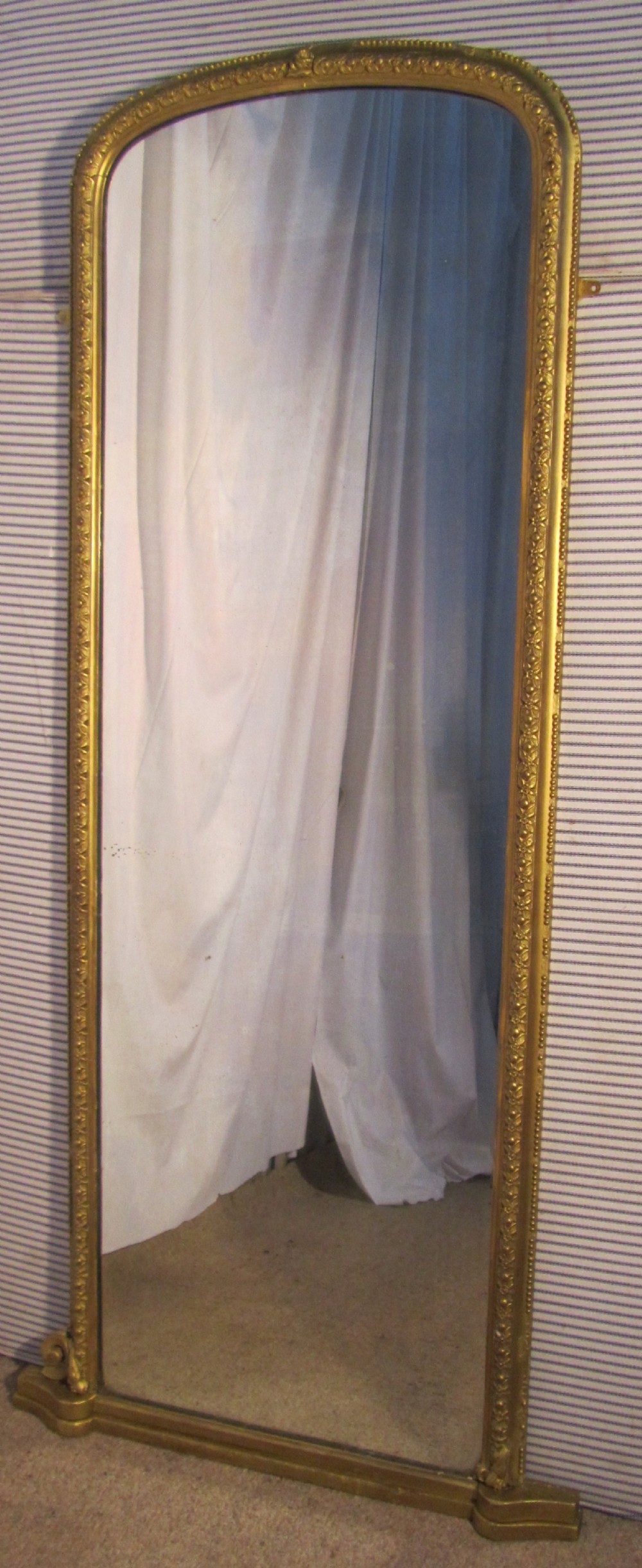A Large Gilt Console Mirror
