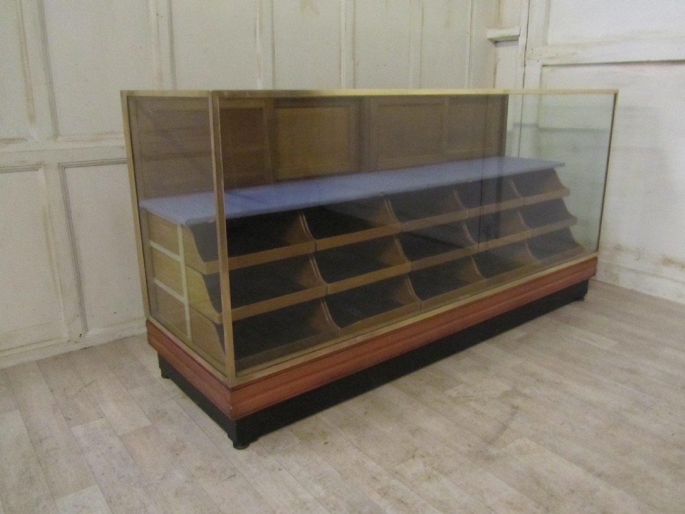 Art Deco Haberdashery Shop Counter, Shop Display