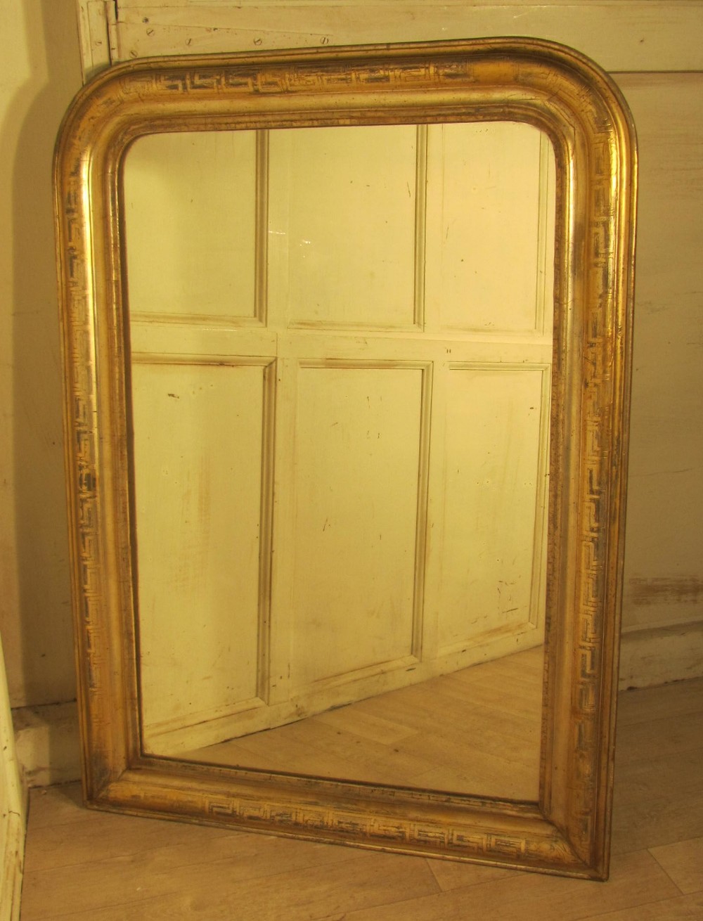 French 19th Century Louis Philippe Gold Mirror