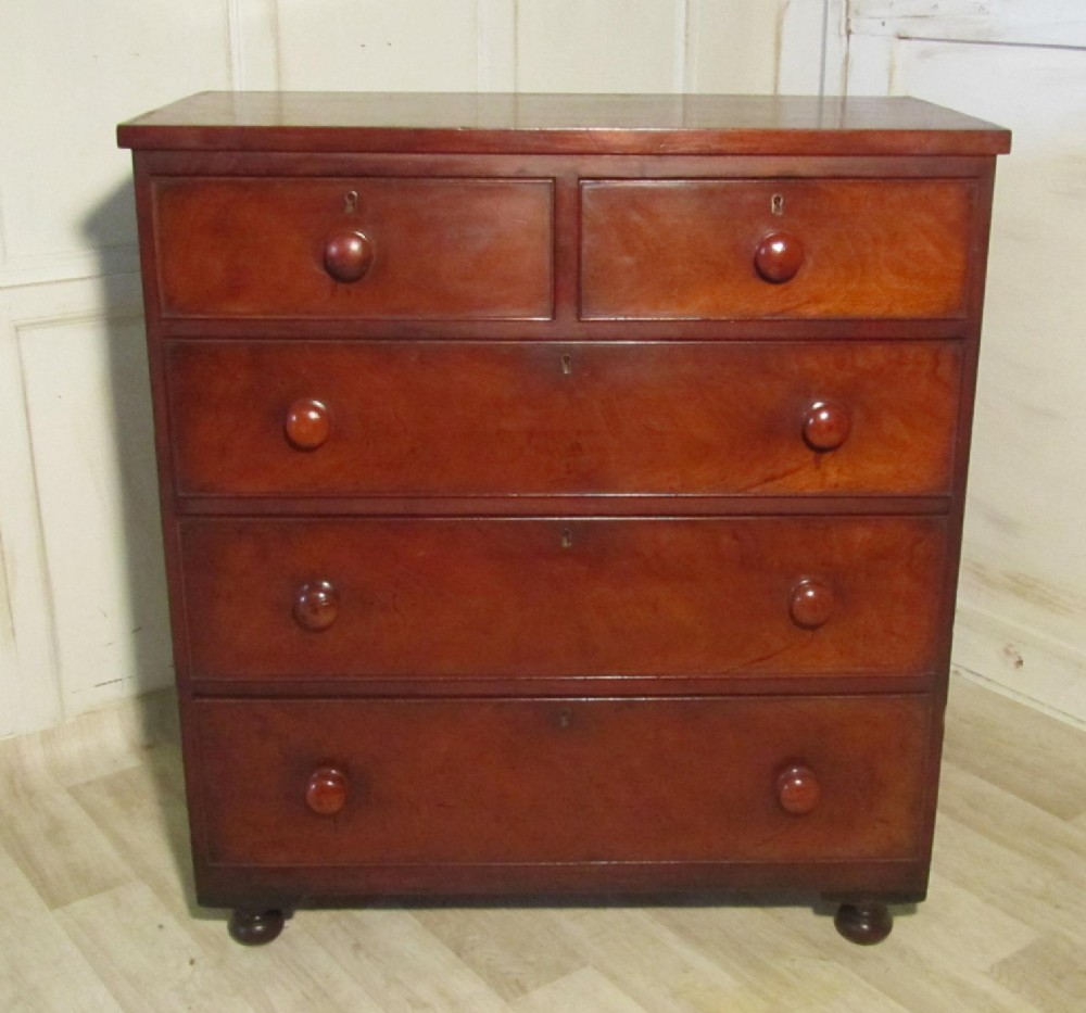 A Victorian Mahogany Chest of Drawers