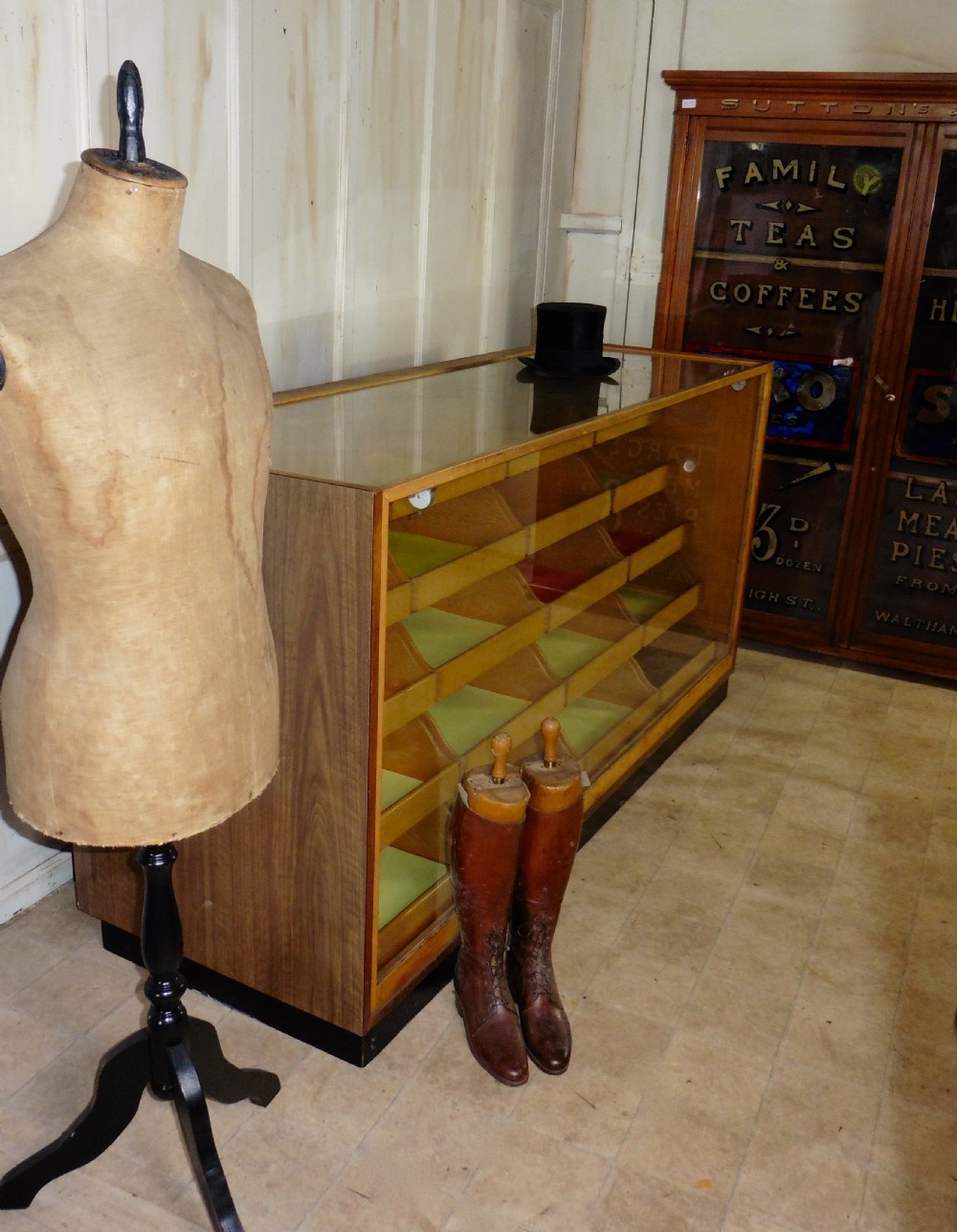 Retro Haberdashery Shop Counter, Shop Display