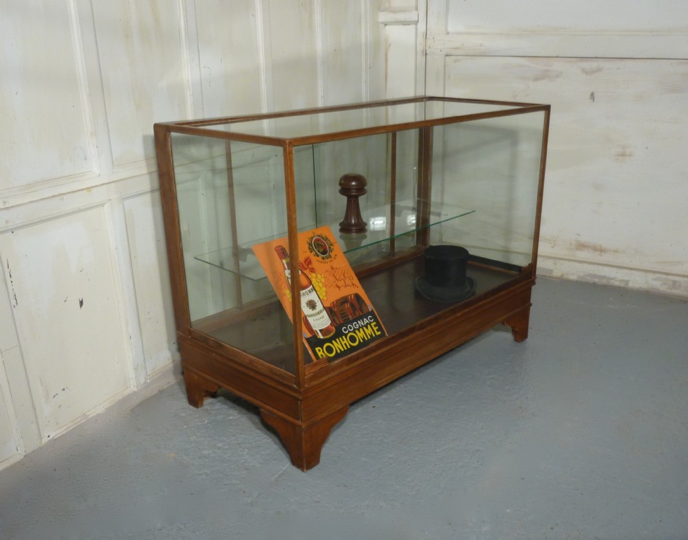Small Vintage Art Deco Haberdashery Shop Counter, Shop Display