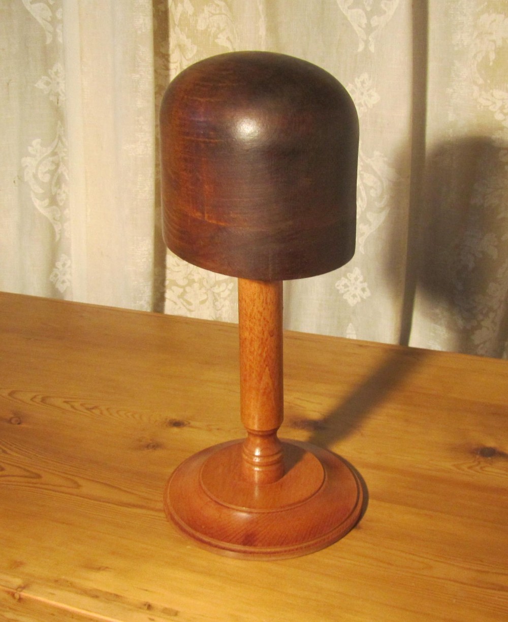 19th Century Wig Makers Stand Hat block