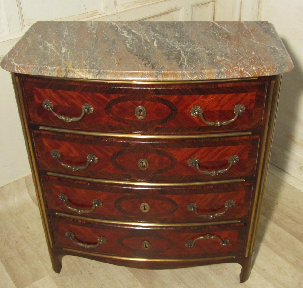 French Inlaid Commode or Chest of Drawers  