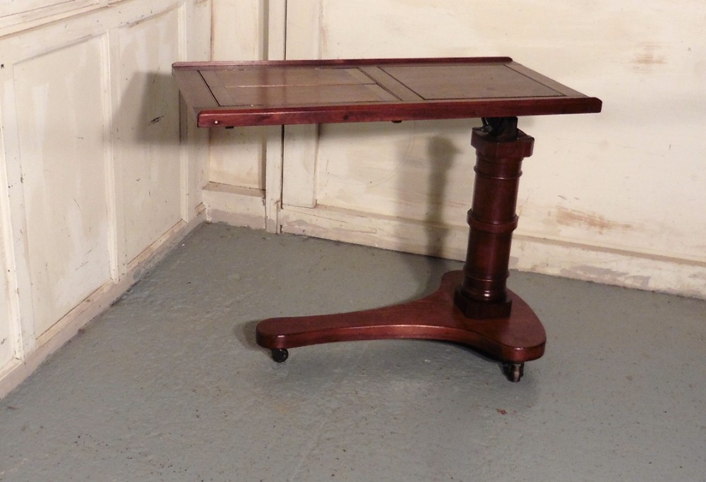 Victorian Mahogany, Reading Stand Over Bed Table, Duet Music Stand