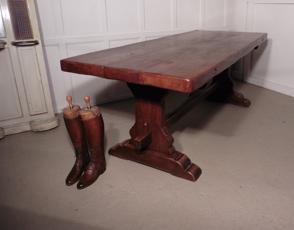 French Oak Refectory Table 