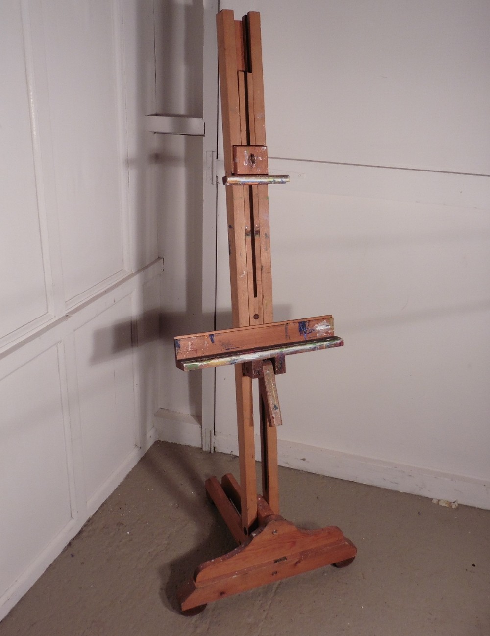 A Large French Adjustable Easel
