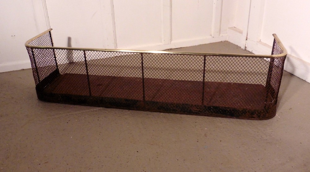 Victorian Nursery Fire Guard or Club Fender 
