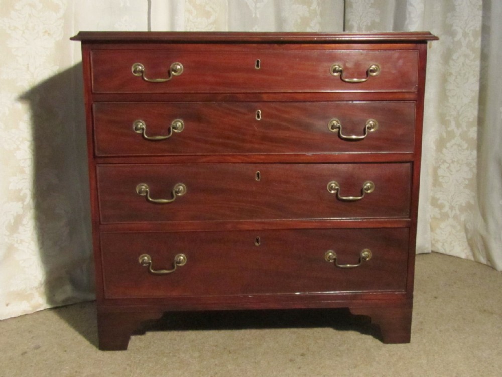 A Small Georgian Flame Mahogany Chest of Drawers