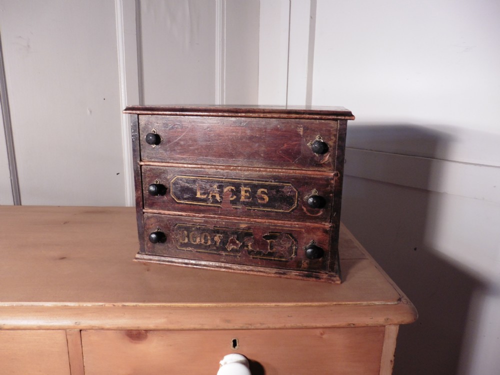 Paton’s Boot and Shoe Lace Cabinet, Johnstone Mills Scotland