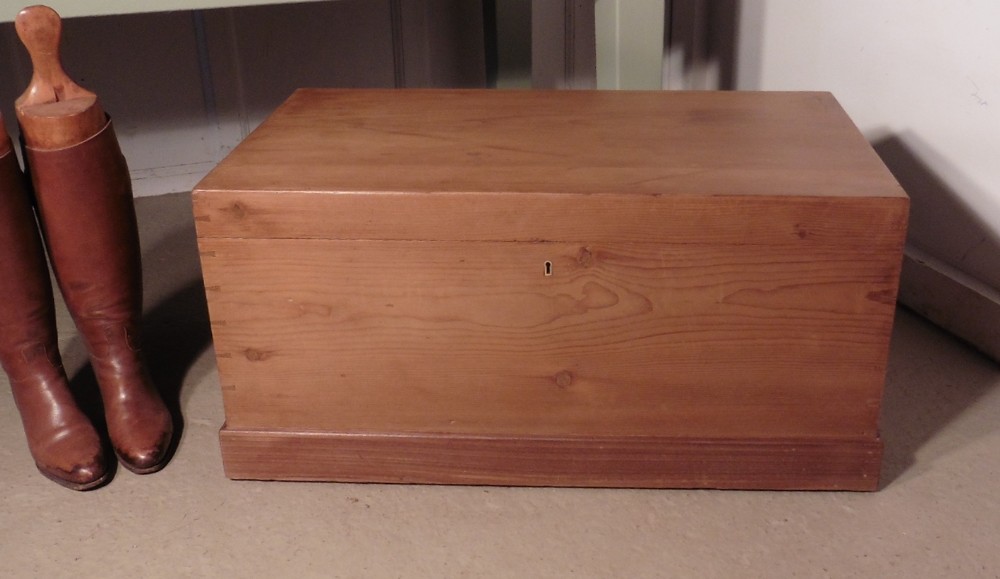 Victorian Pine Blanket Box, or Coffee Table