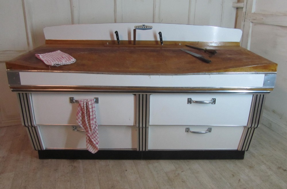 Art Deco Butchers Block, Kitchen Island  