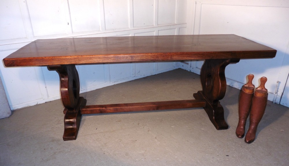 French Oak Refectory Table 