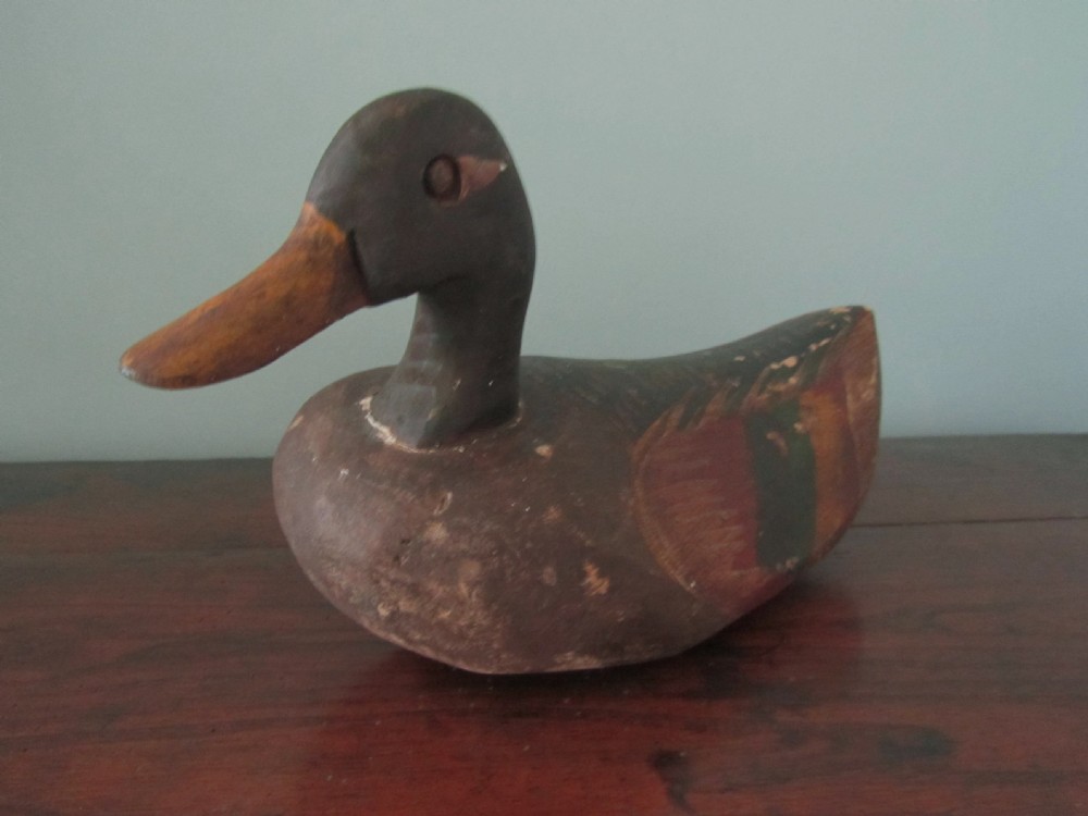 A Decorative French Folk art Decoy Duck
