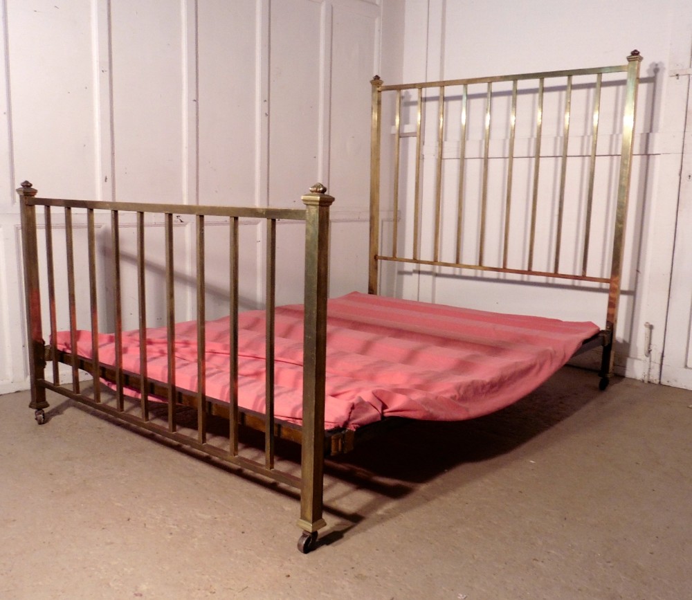 Lovely French Brass Double Bed
