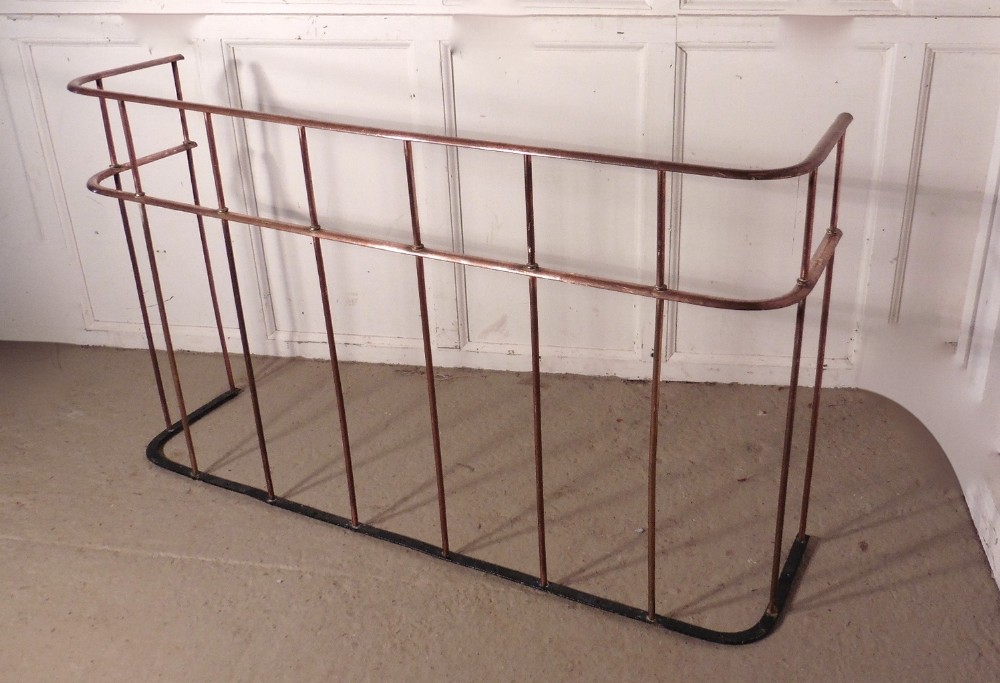 Very Large Copper Nursery Guard or Club Fender