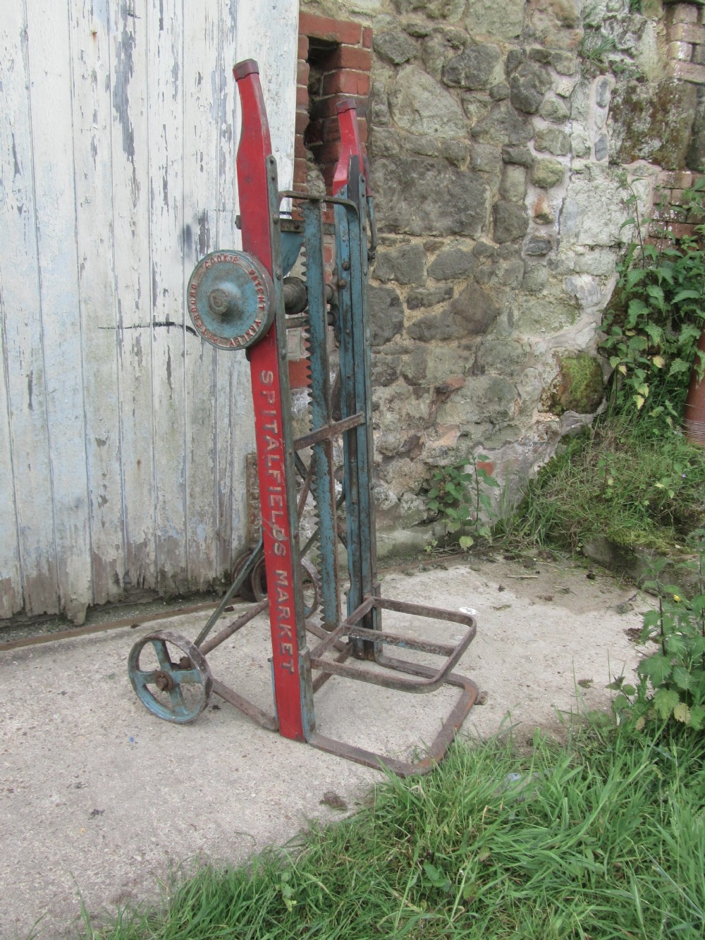 Victorian Sack Lifter Barrow from Spitalfields Market London