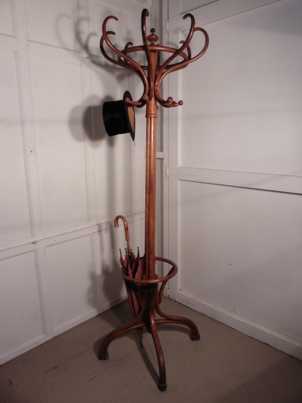 19th Century Thonet Bent Wood Hall Stand