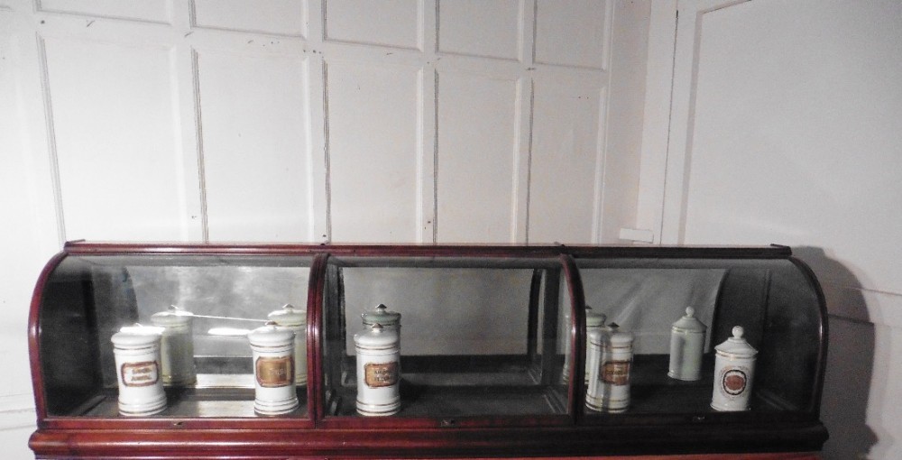 Large Victorian Mahogany Shop Display Cabinet, Museum, Collector’s