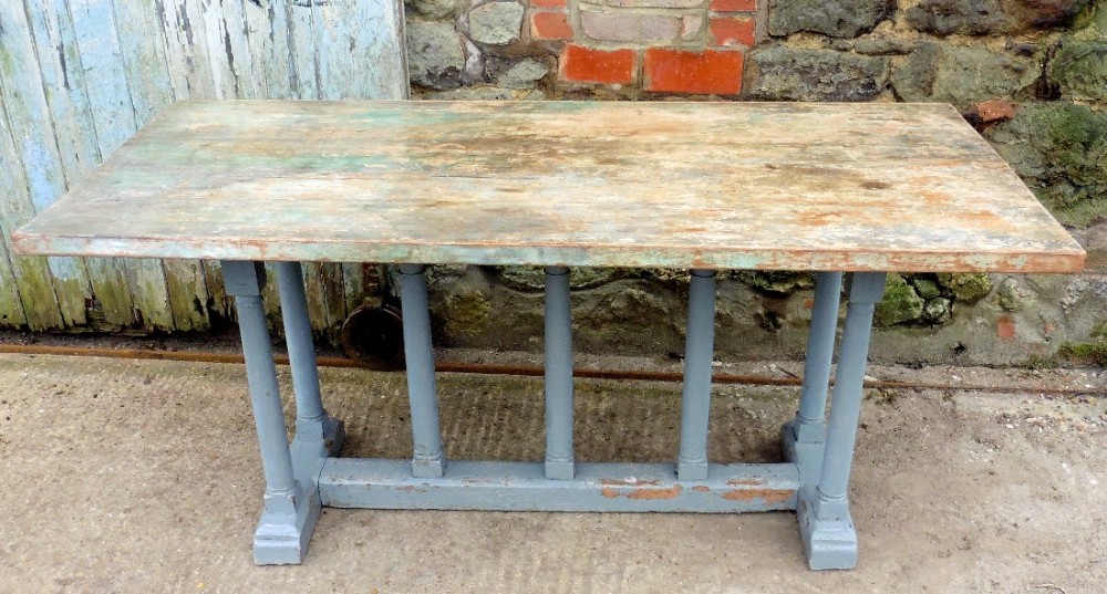 19th Century Barn Fresh Shabby Oak and Pine Centre Table  