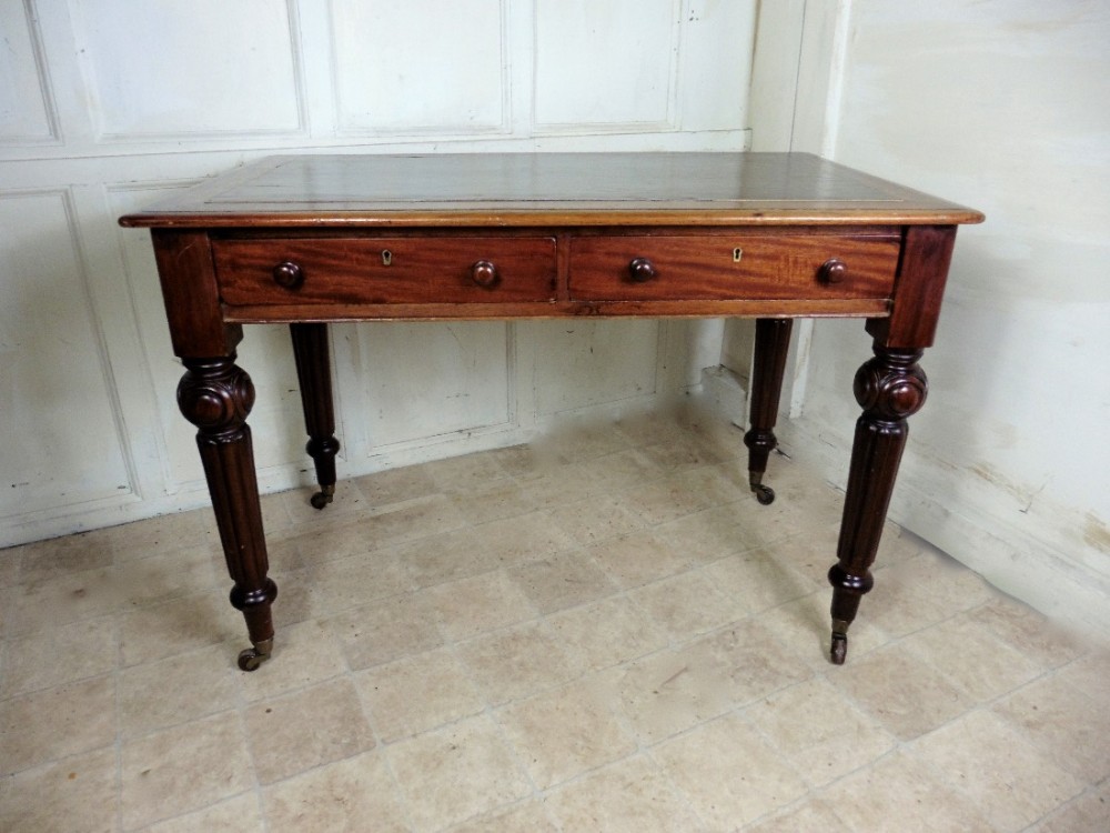 Early Victorian Mahogany Writing Table