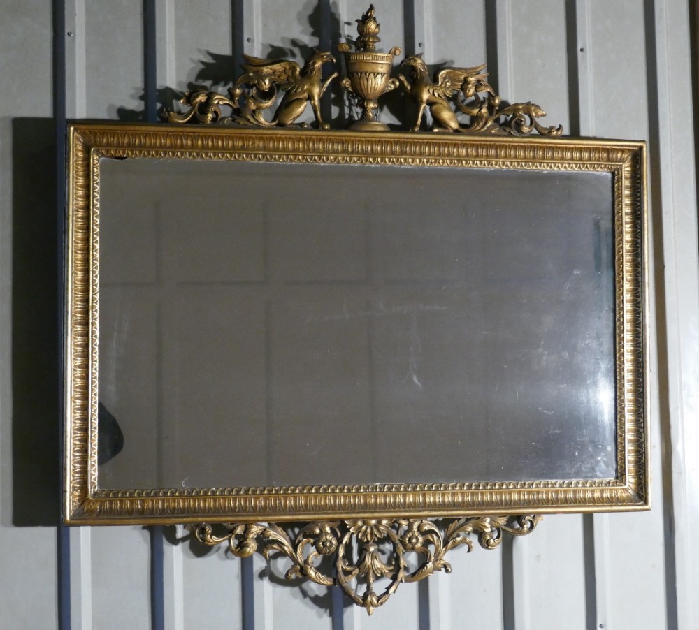 A charming 19th Century French Gilt Wall Mirror