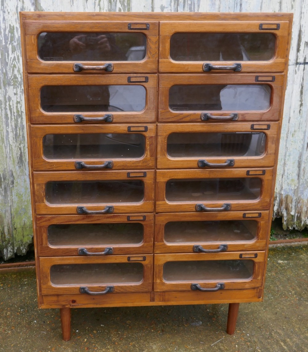 Art Deco Haberdashery Cabinet, Sewing, Shop Display