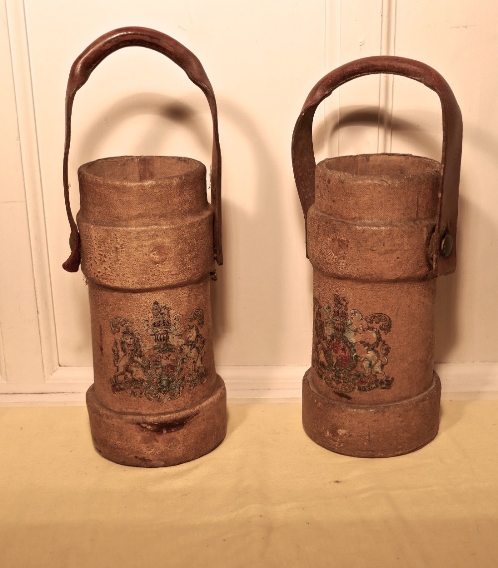 British Army Canvas Artillery Shell Carriers, or Quirky Stick Stands 