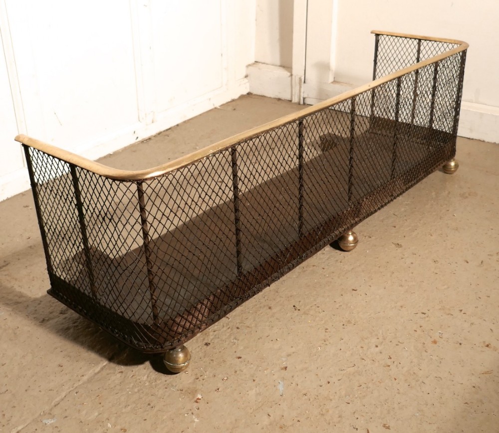 Victorian Nursery Fire Guard or Club Fender 