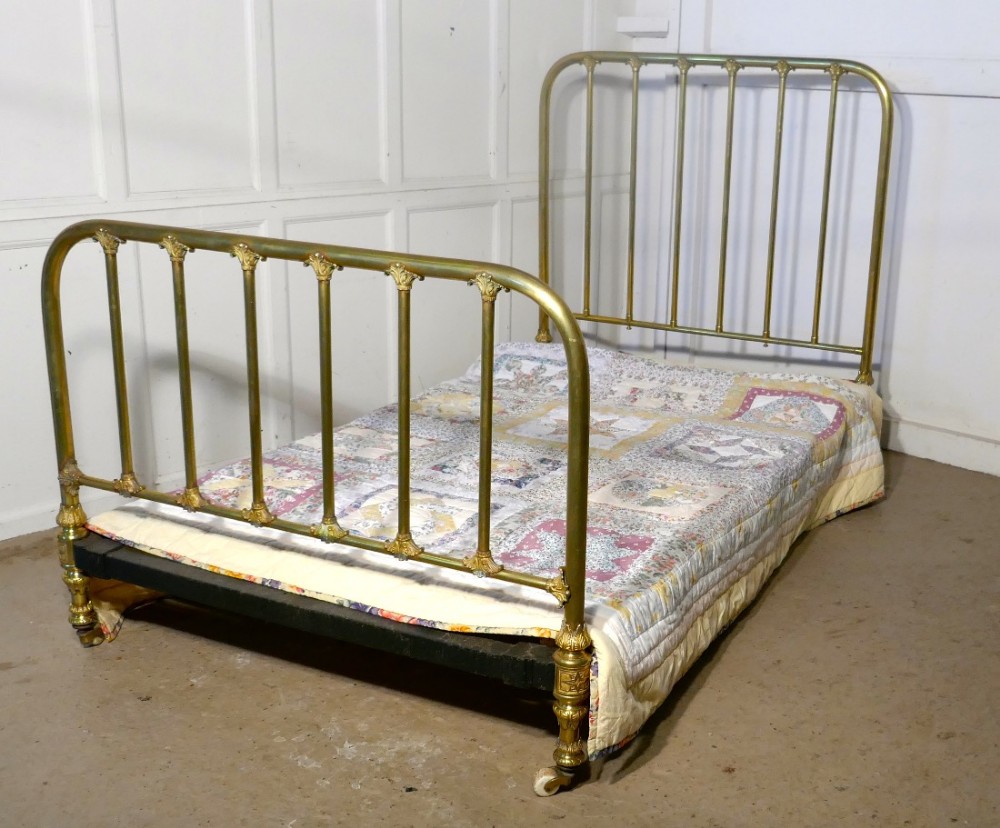 Superb Quality Victorian Brass Large Single Bed