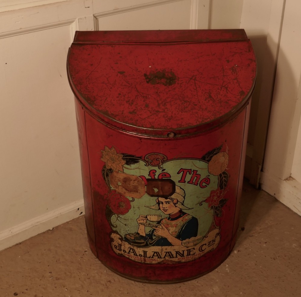 Dutch and Belgian Grocers Shop Tea & Coffee Canister