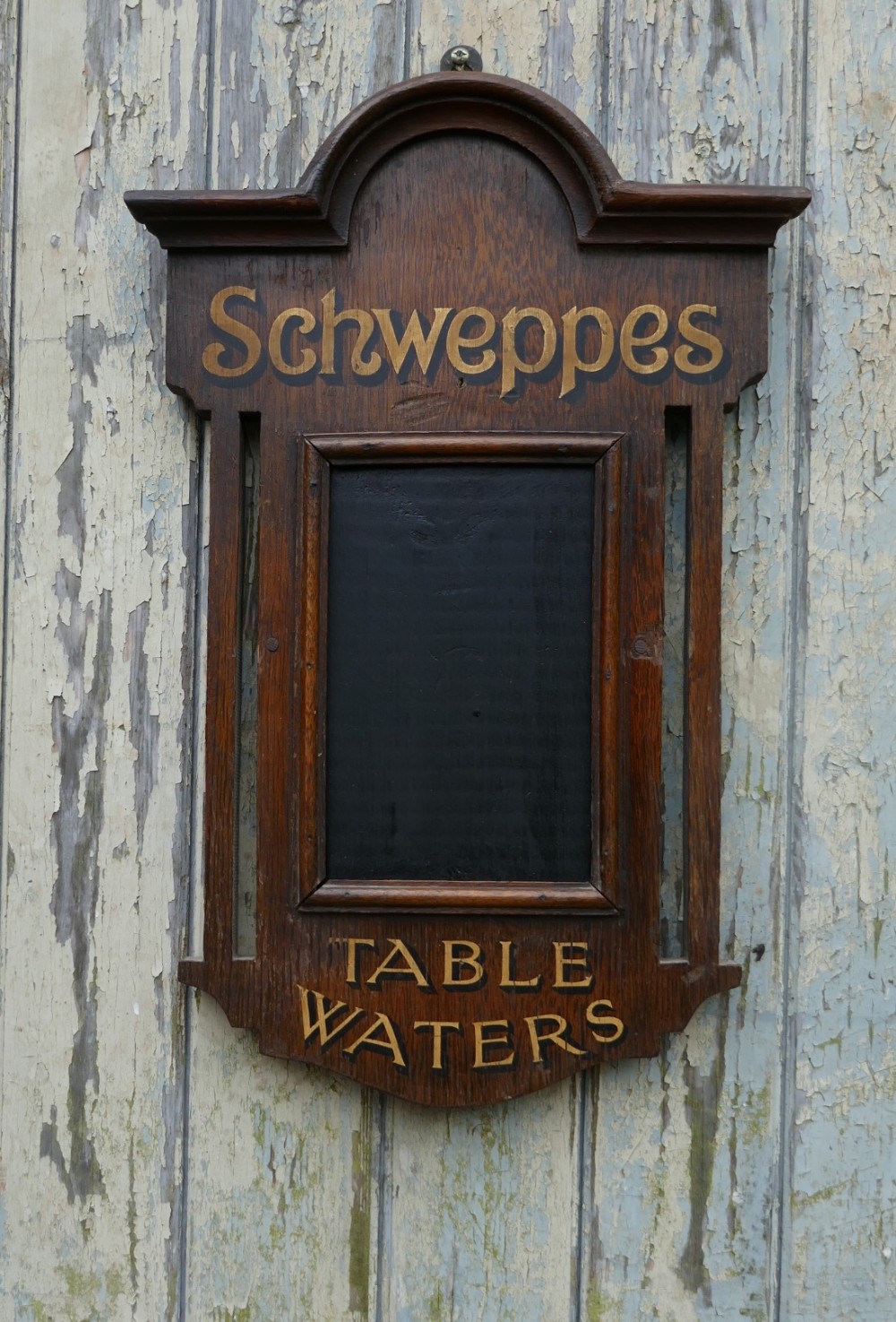 Schweppes Oak Hotel Black Board or Menu Board