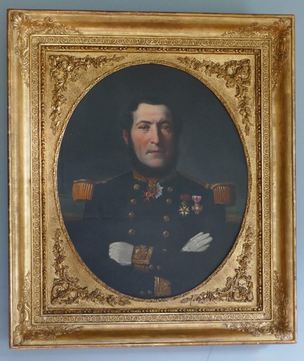 Portrait of a French Naval Officer, Vice Admiral Thomasset