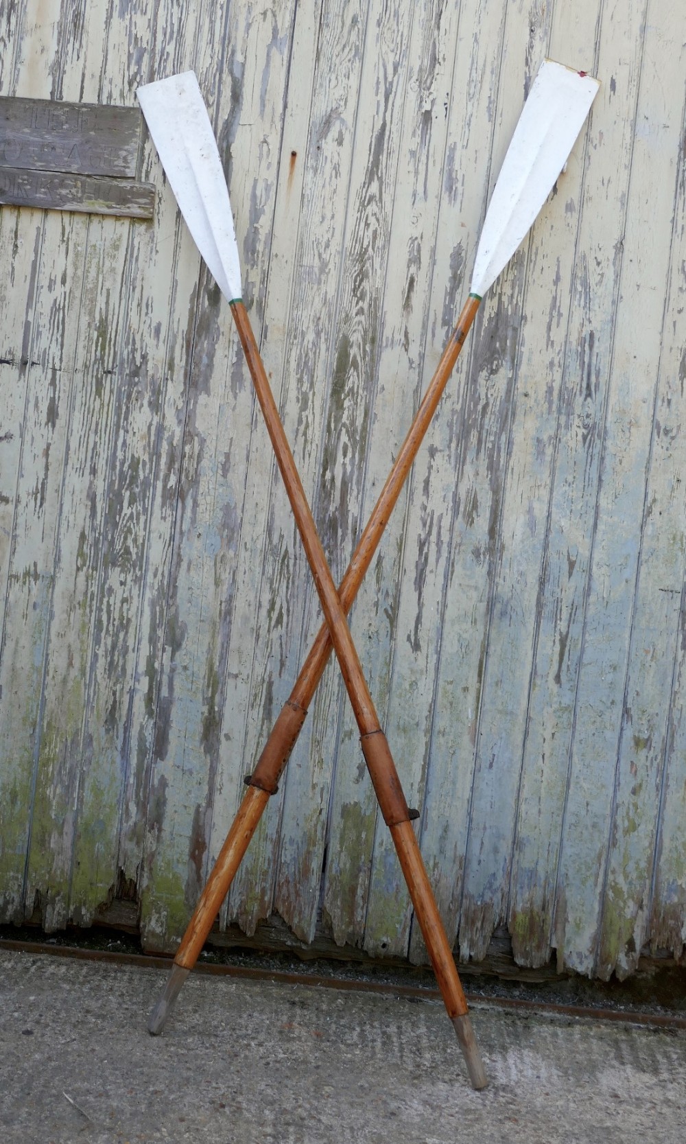 A Pair of Long Thames Sculling Oars