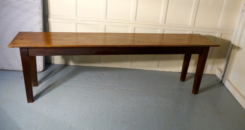 Long Narrow Farmhouse Kitchen Table
