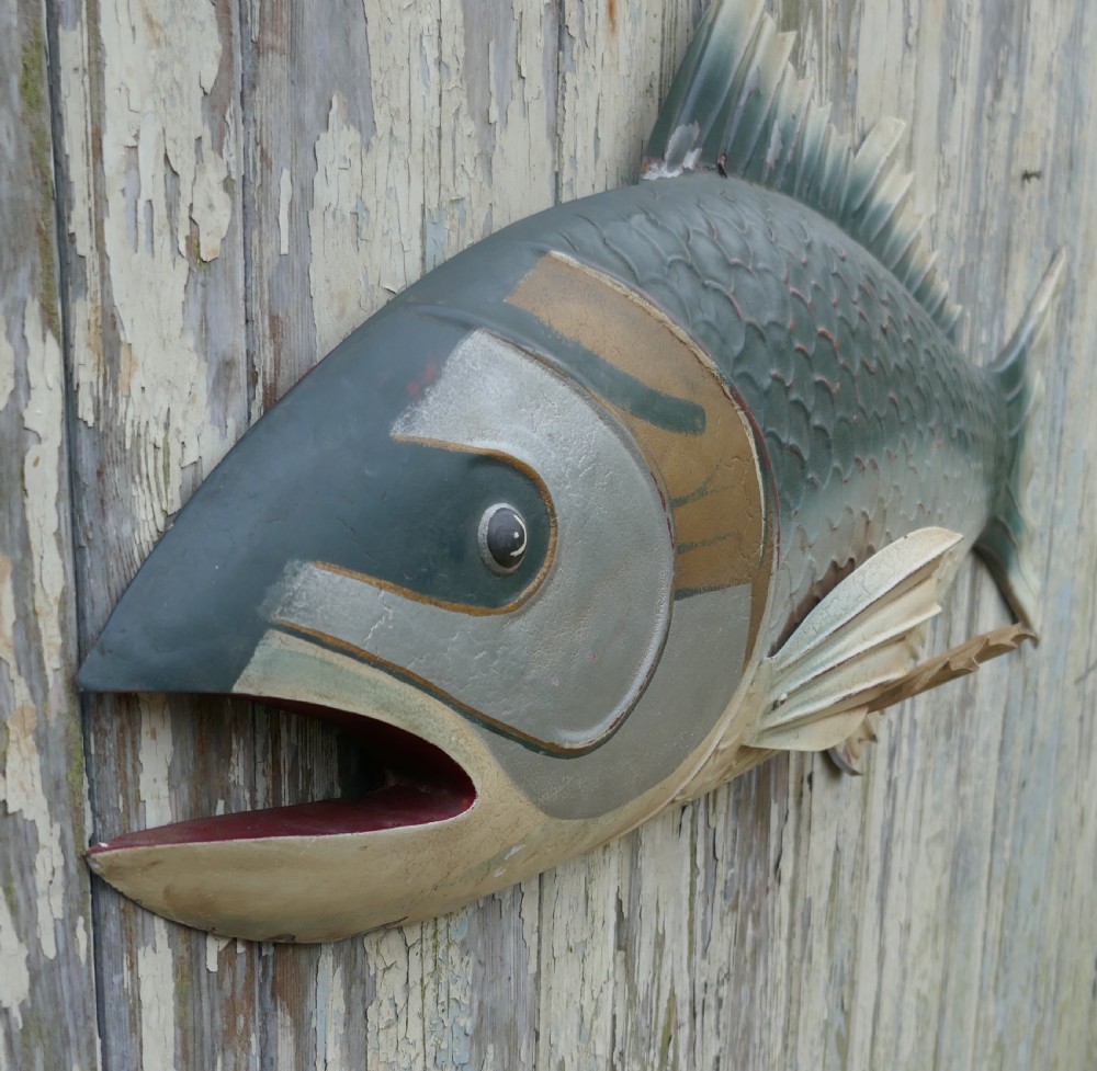 Unusual French Sturgeon, Caviar Trade Shop Sign  View II