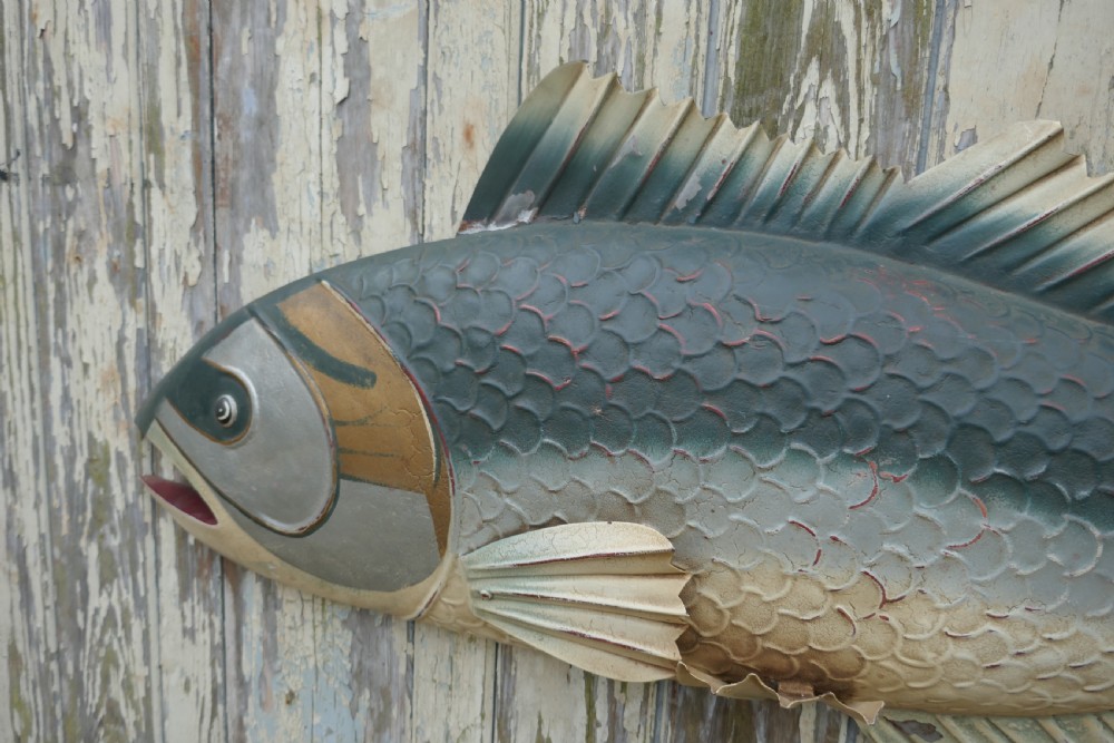 Unusual French Sturgeon, Caviar Trade Shop Sign  View IV