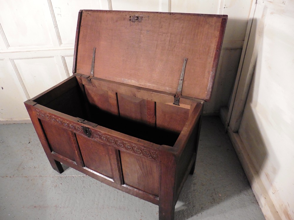 17th Century Oak Coffer View V