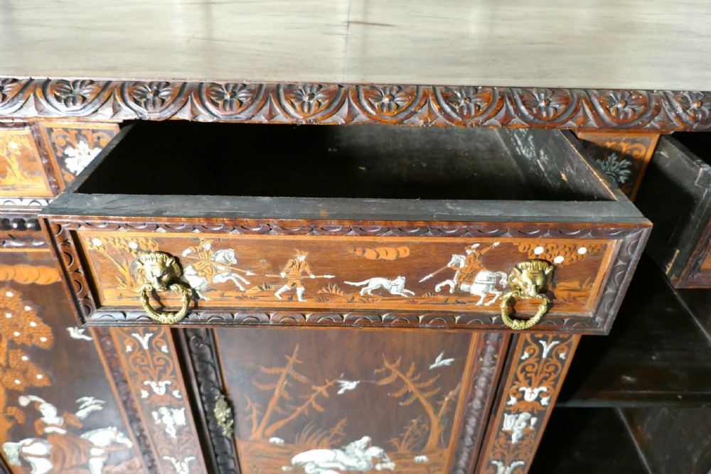 Superb 18th century Italian Inlaid Marquetry Game Cupboard  View XI