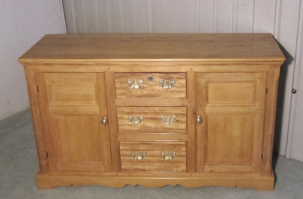 A Large Country Pine Sideboard Dresser View V