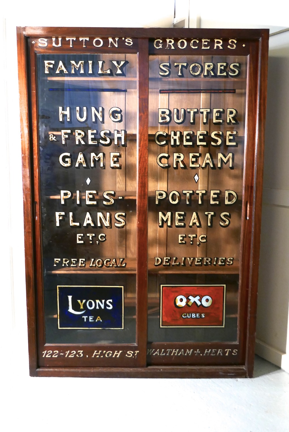 Victorian Grocers Cupboard, Farm Shop Country Store View X