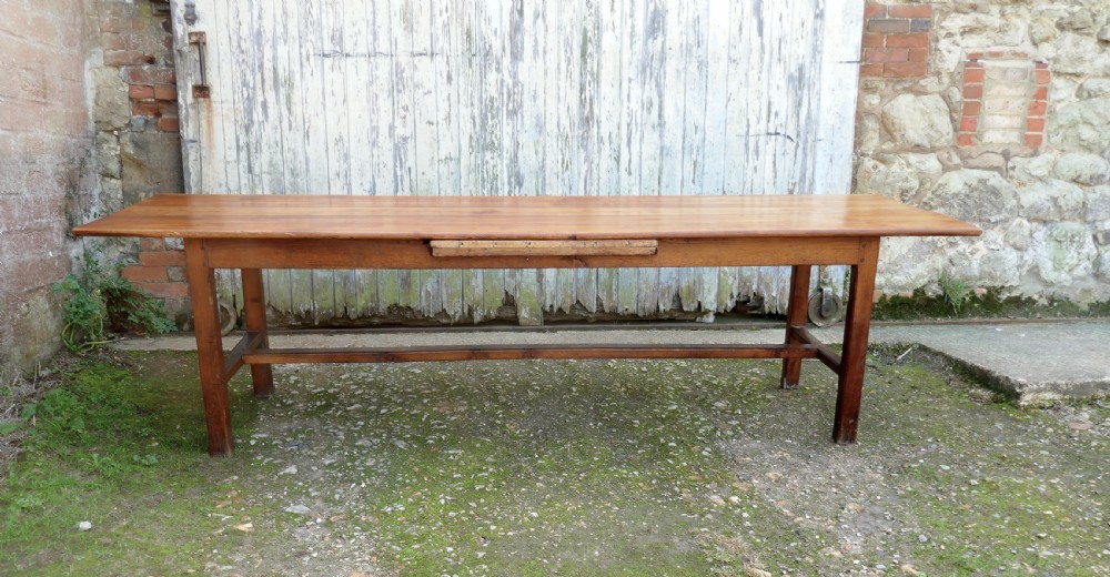 3 Meter French Cherry Wood Farmhouse Table  