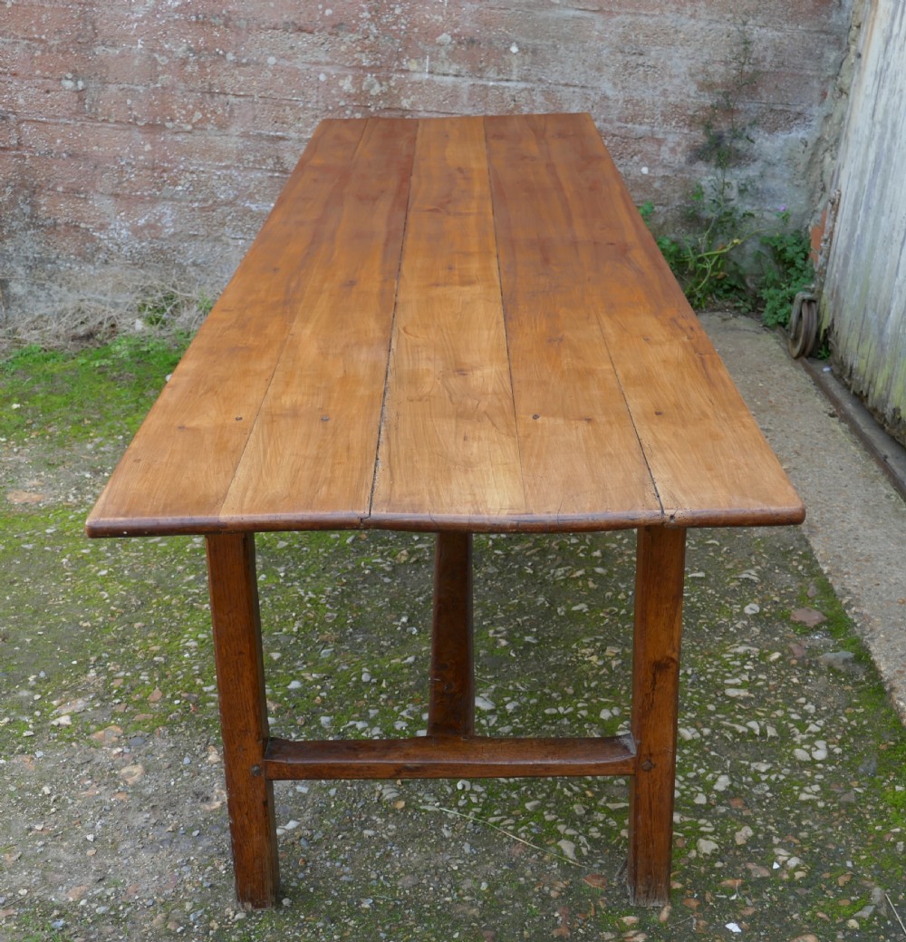 3 Meter French Cherry Wood Farmhouse Table   View III