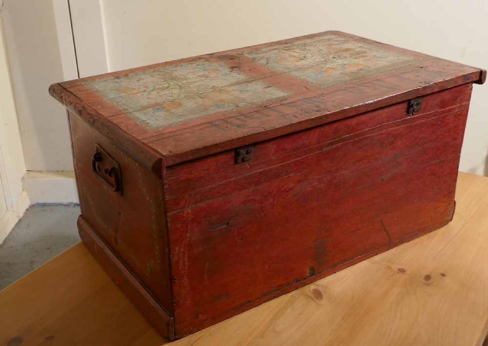European Painted Pine Chest View III
