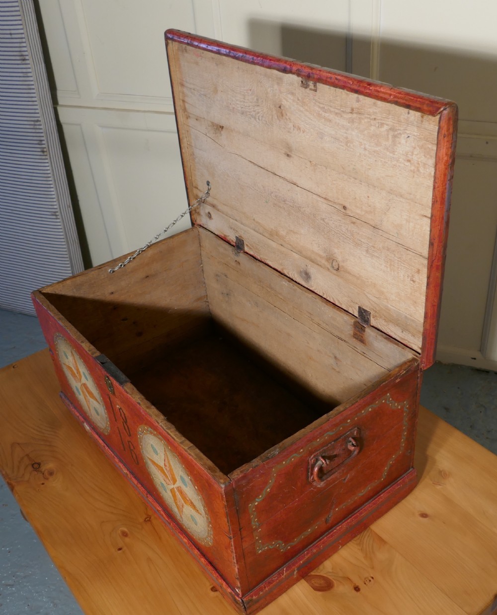 European Painted Pine Chest View IV