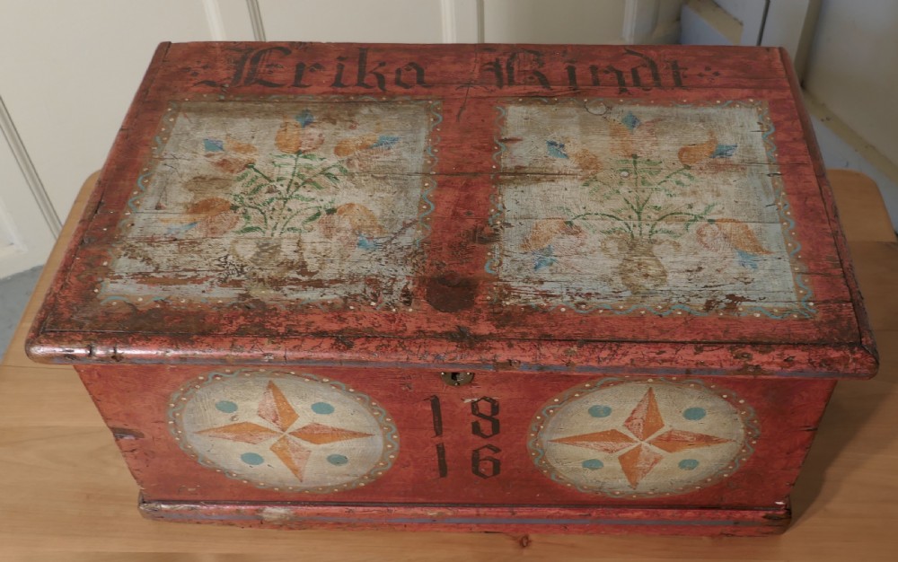 European Painted Pine Chest View VII