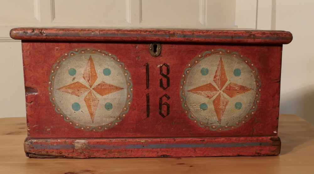 European Painted Pine Chest View VIII